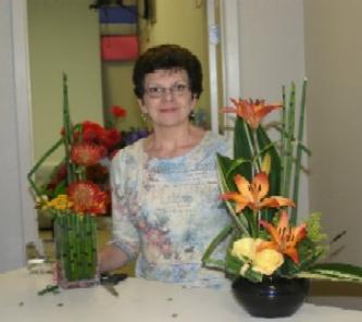 Regina Berryman, AIFD AAF and Her Equisetum Arrangements