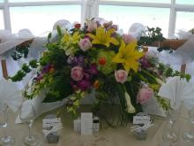 Trendy Floral Centerpiece From Bay Bouquet Floral Studio