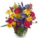 "Spring Promises" bouquet--perfect for table tops.