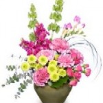 "Charming Collection" spring flowers--A dazzling contemporary display.