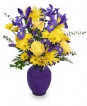 "Mardi Gras" Flower Arrangement