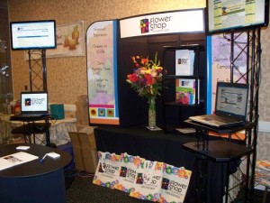 Flower Shop Network Display at FSFA Convention 2009