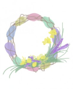 Easter Wreath Flower Ideas