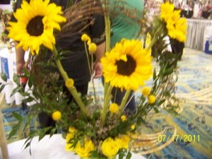 Yellow Flower Arrangement - Sunflower Wreath