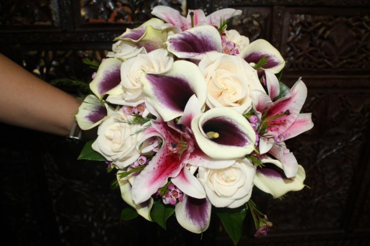 Purple and Pink Fall Bouquet