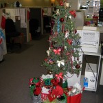 The Christmas tree in our sales department!