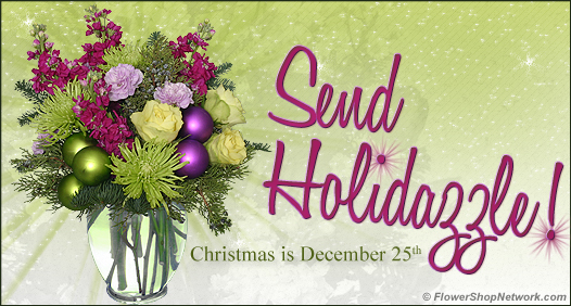 Send Holidazzle with flowers from your local florist