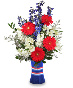 Red White And Blooms For 4th of July