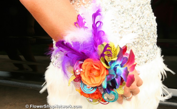 Colorful Prom Corsage