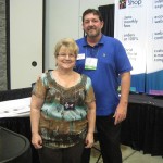 FSN's Joe Hays with the Arkansas Florist Association's President, Jan Diederich