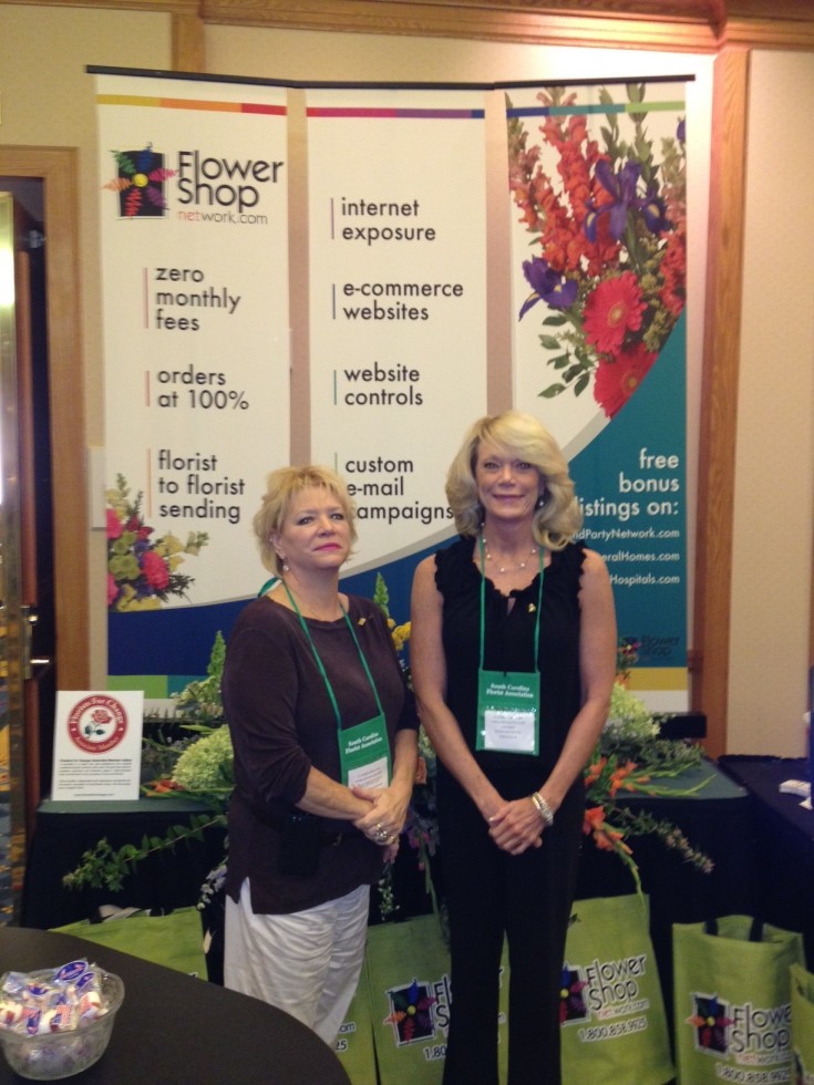 FSN's Judy with Madeline McDonald of Plant Peddler Flower Shoppe