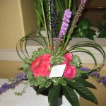 Beautiful arrangement of flowers at the North Carolina State Florist Convention