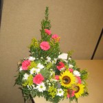 Flower arrangement at the North Carolina State Florist Convention