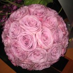 Rose sphere flowers at the North Carolina State Florist Convention