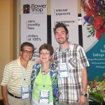 Len & Debbie Wlodarski with Michael Starkey (right) of Hofman Florist, Chicago Heights IL