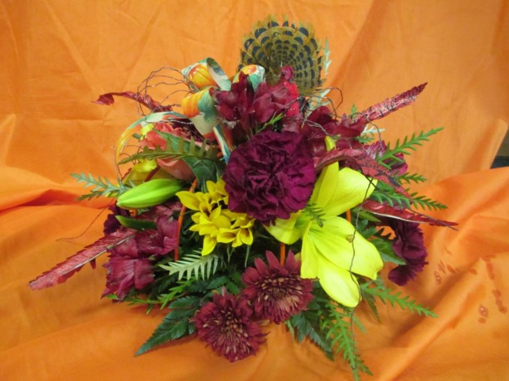 Thanksgiving flowers by Libby’s Flowers & Gifts, Elberton GA