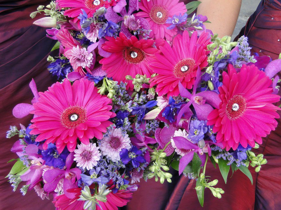 Wedding bouquets by Country Daisy Florist, Farmington, NH