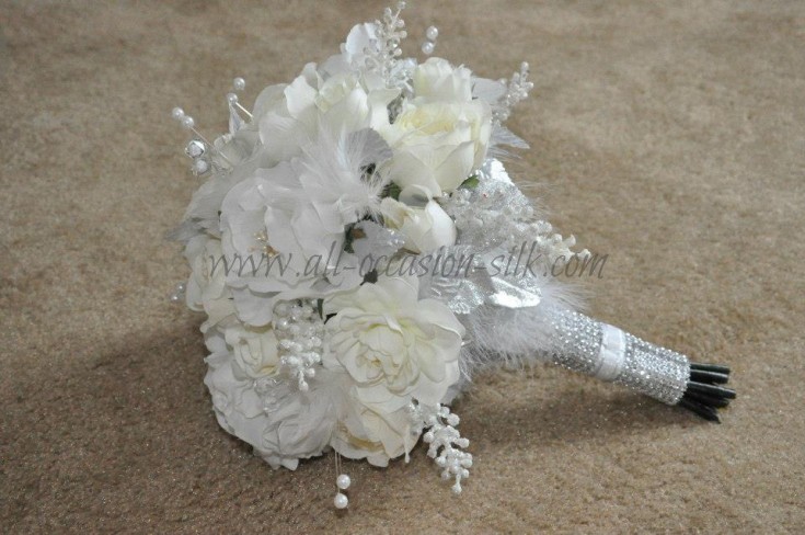 White wedding bouquet by All Occasions, Imperial PA