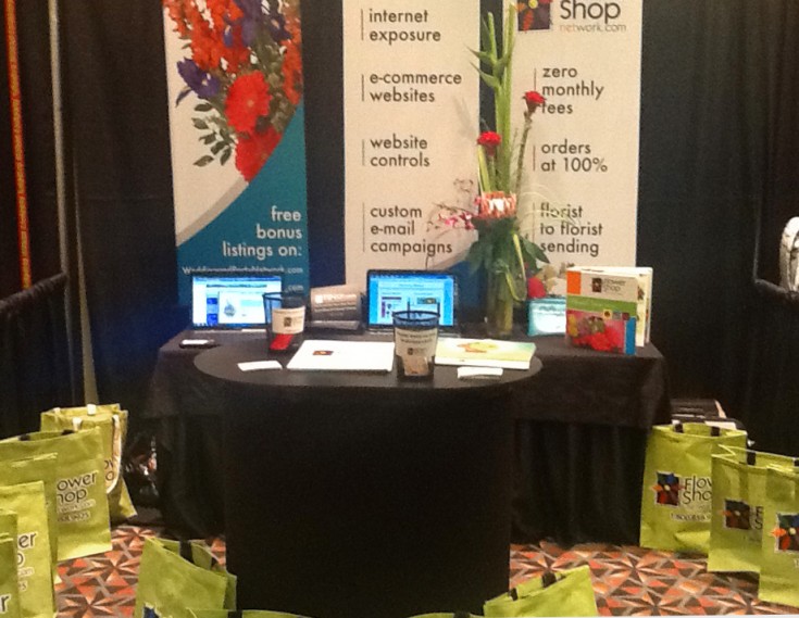 Flower Shop Network's Trade Show Booth