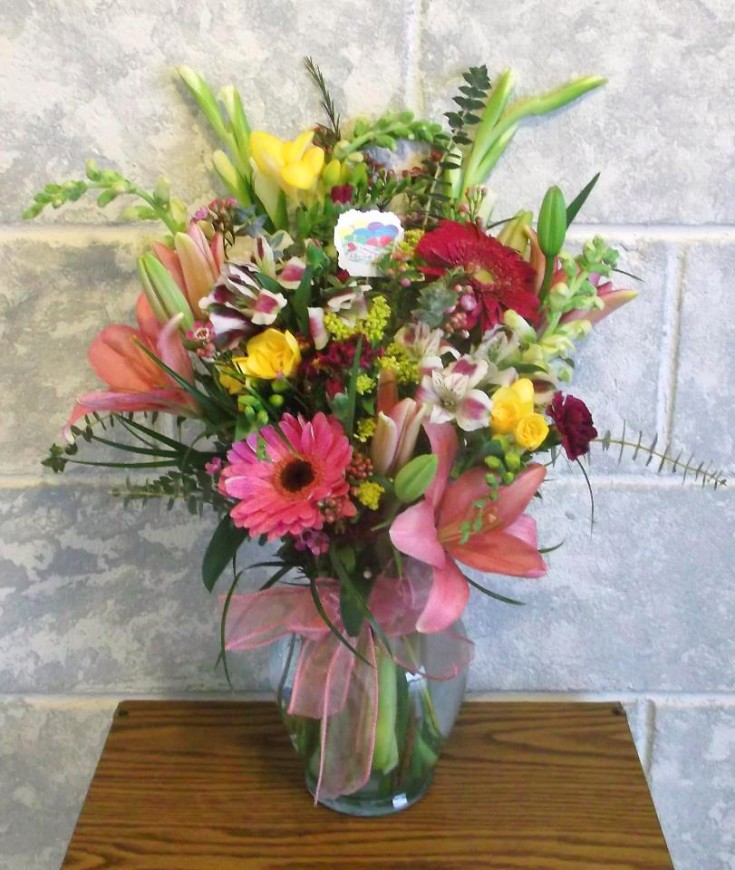 Birthday florals by A-1 Flowers & More, Cottonwood ID