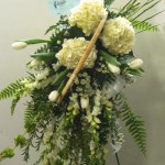 Unique sympathy flowers by Bentley Florist, Burton MI