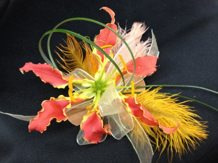 Creative prom corsage by Flower Patch & More, Bolivar MO