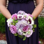 Purple Brides Bouquet by Monday Flowers