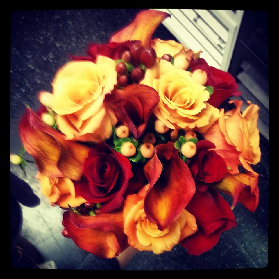 Fall Bridal Bouquet by Design House Floral