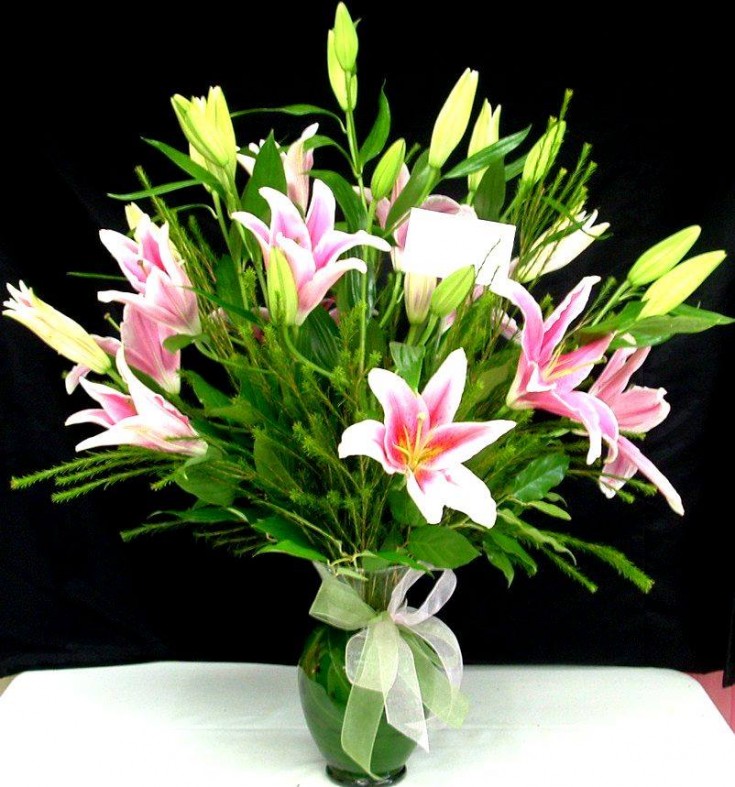 Stargazer bouquet from Divine Ideas and Flowers For You in Edinburg, TX