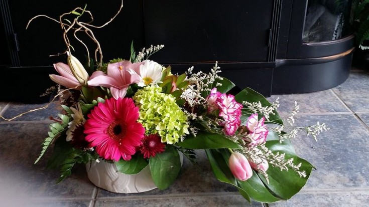 A gorgeous sympathy arrangement from BlueShores Flowers & Gifts in Wasaga Beach, ON