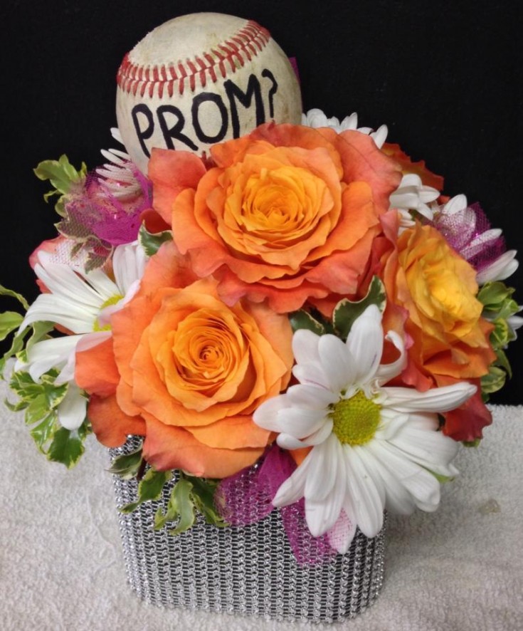 A prom invitation from Helen's Flowers in Greenville, OH