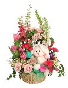 Bunny Bloom Basket