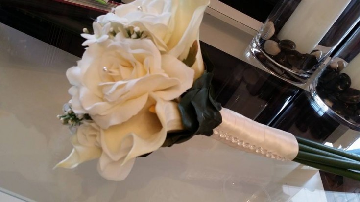 Elegant bridal bouquet from BlueShores Flowers & Gifts in Wasaga Beach, ON