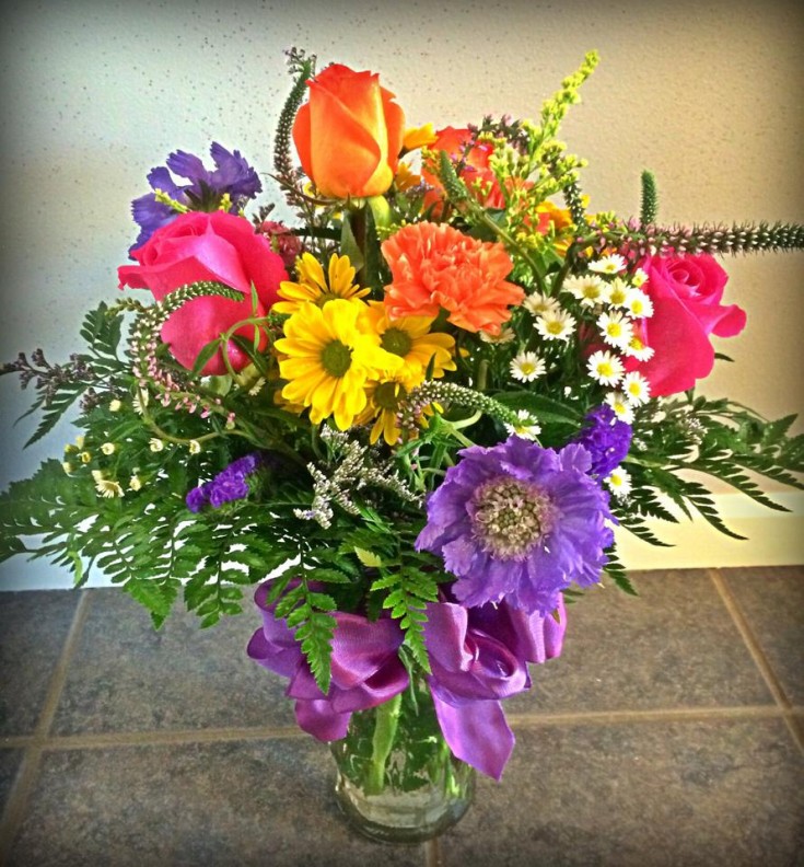 An explosion of color from The Window Box Flower Shop in Wahoo, NE