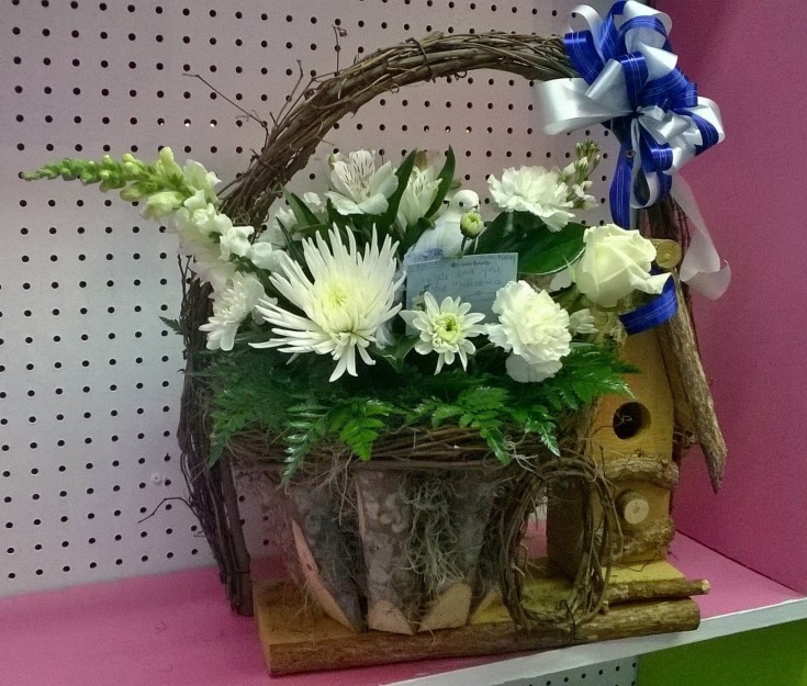 Gorgeous arrangement from Wilma's Flowers in Jasper, AL