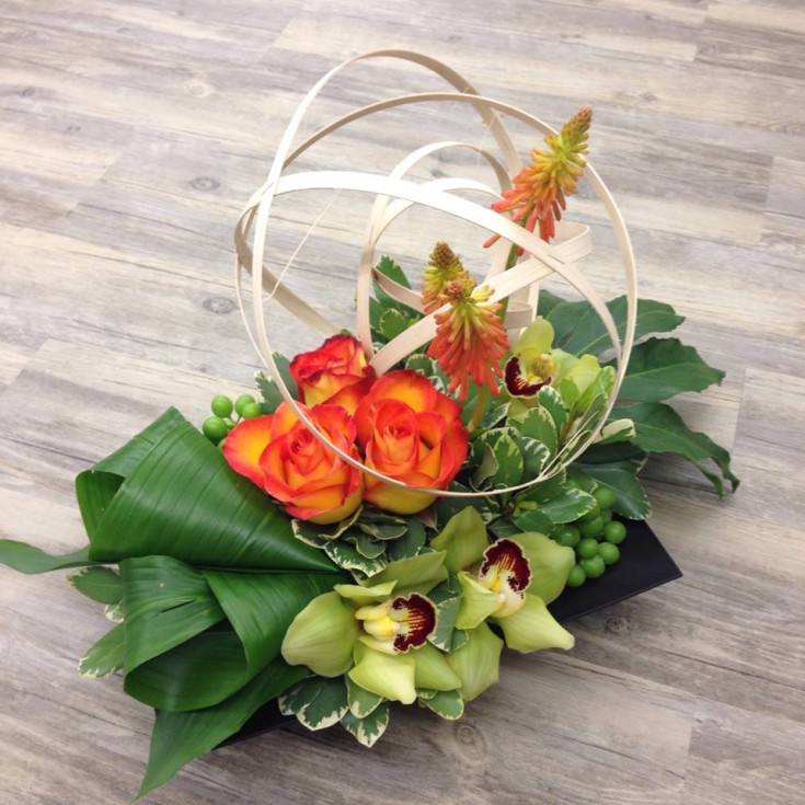 Gorgeous arrangement from Petals in Thyme of Wasaga Beach, ON