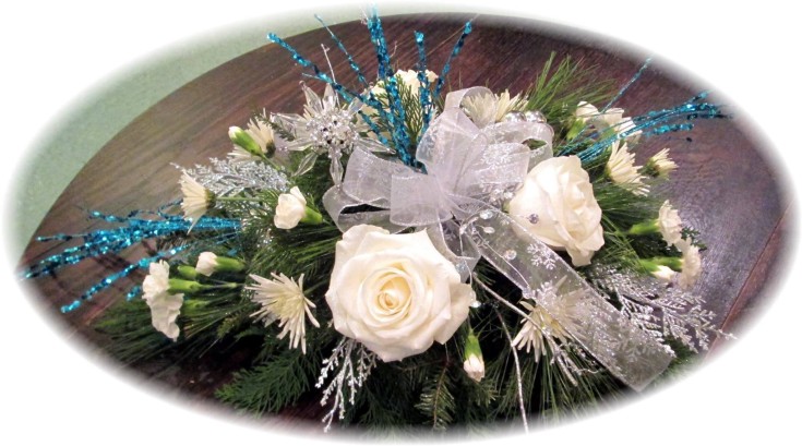 Icy and elegant inspired by Elsa from 'Frozen' at Inspirations Floral Studio in Lock Haven, PA