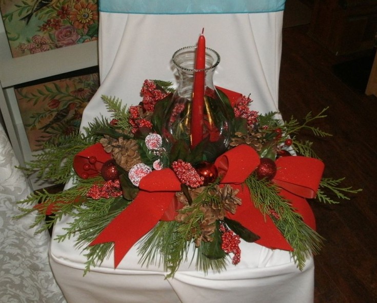 Lovely Christmas arrangement from Flowers For You, By Diana in Beeton, ON